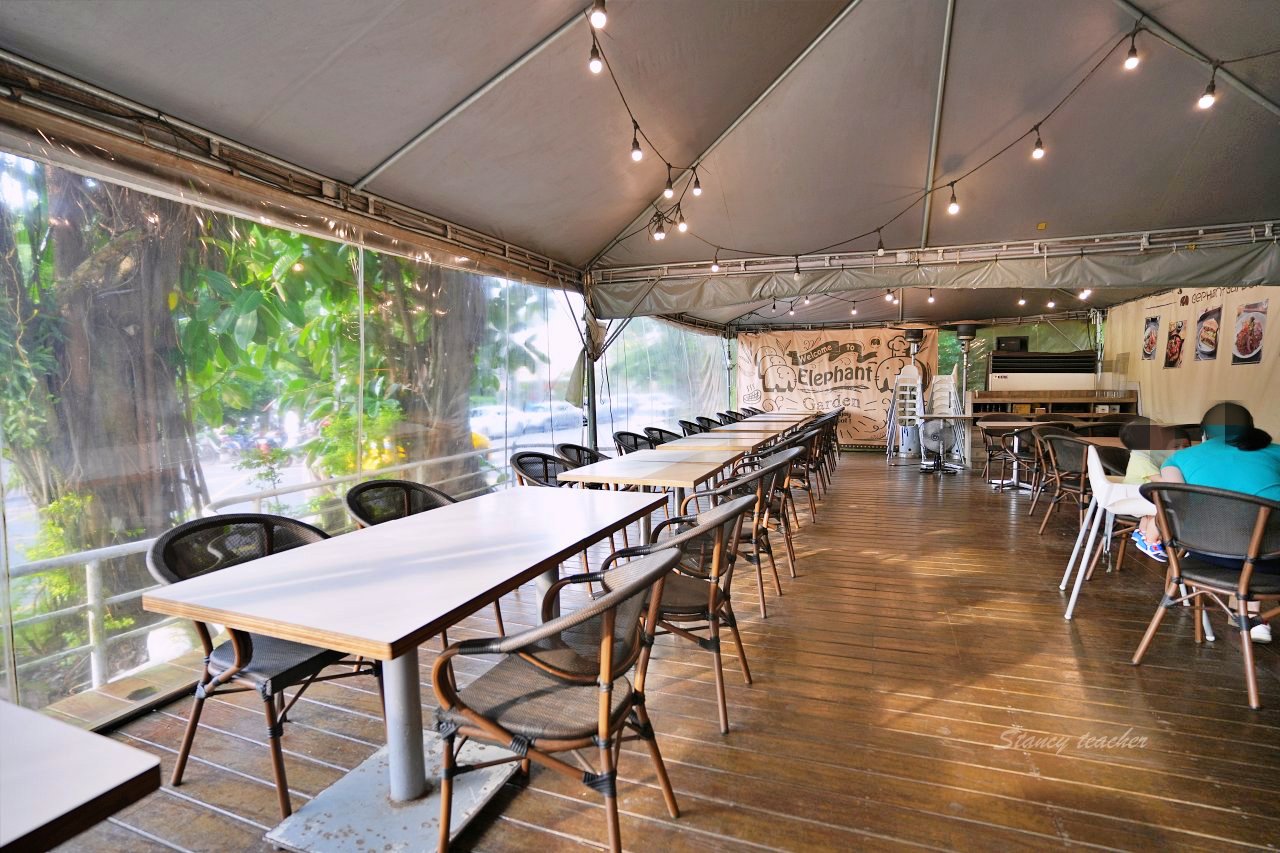 「象園咖啡內湖店」台北市唯一面碧湖景觀家庭餐廳生日月贈可愛緞帶小象鬆餅