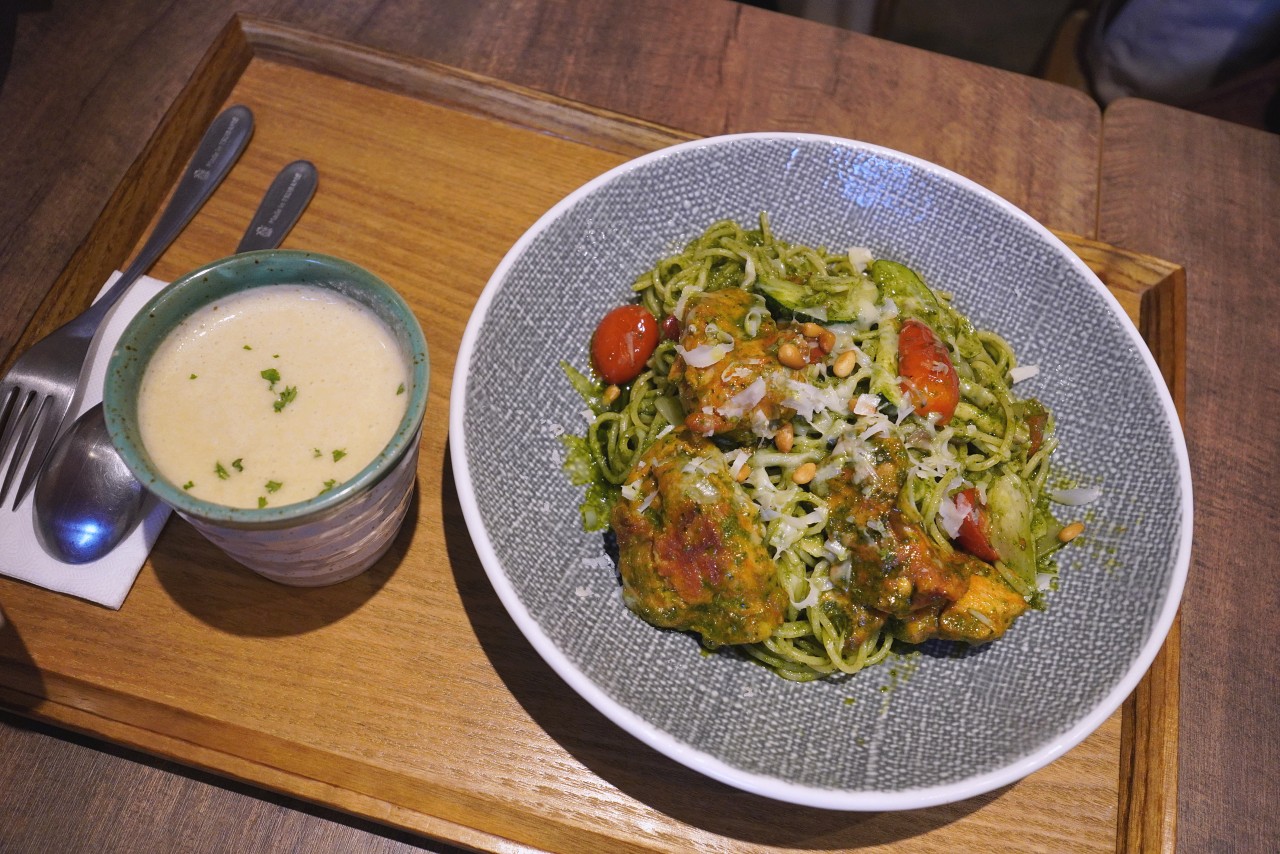 糀日和 Kouji Cafe 中山捷運站早午餐 不只日式洋食套餐好吃，單點漢堡排義大利麵都很強