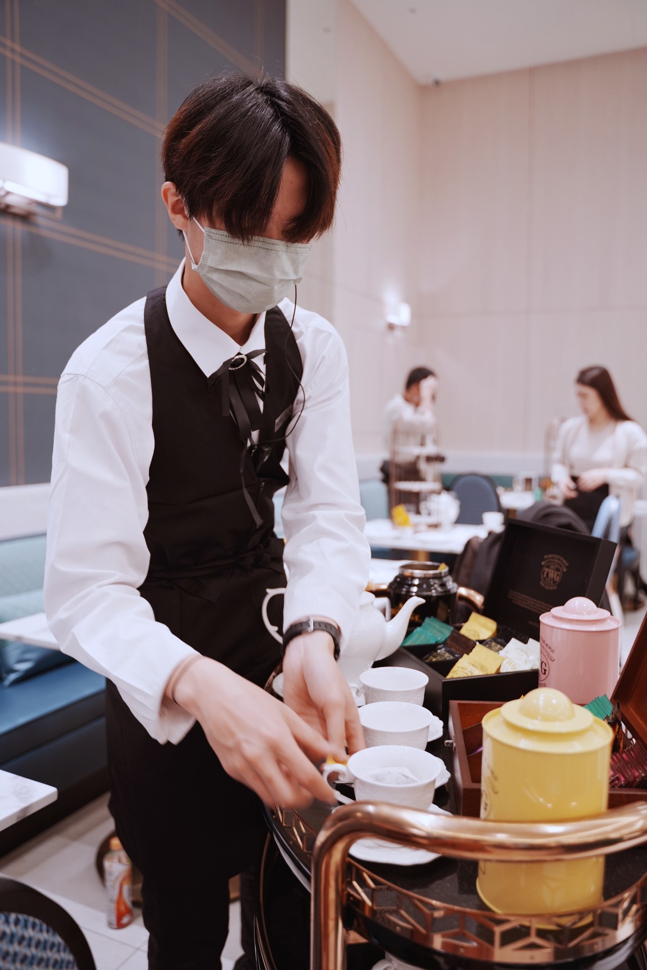 台北漢普頓酒店，洛可可茶苑ROCOCO Tea House 全台首創英式下午茶推車吃到飽