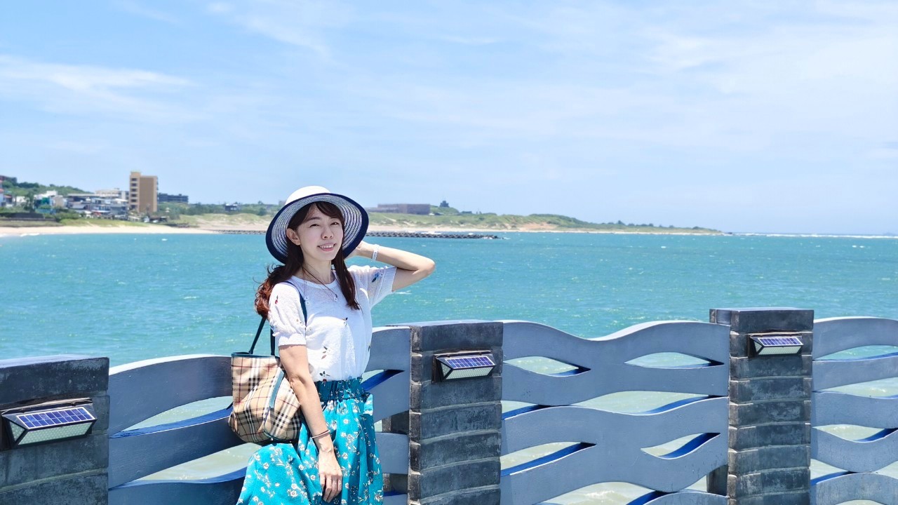 淡水芝蘭公園「芝蘭公園海上觀景平台」海天一線晴空萬里北海岸求婚必勝打卡景點