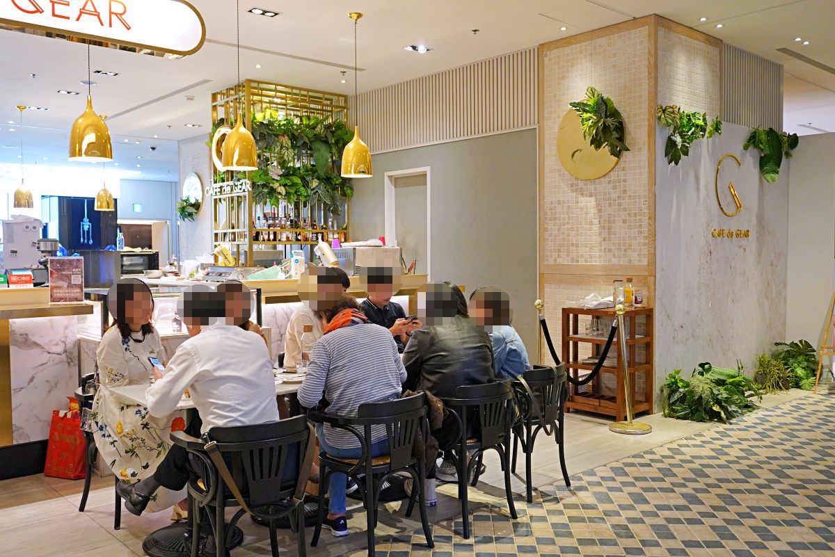 Cafe de Gear Marriott 萬豪酒店中城廣場二樓 隱藏版貴婦下午茶舒適綠意空間餐點美味