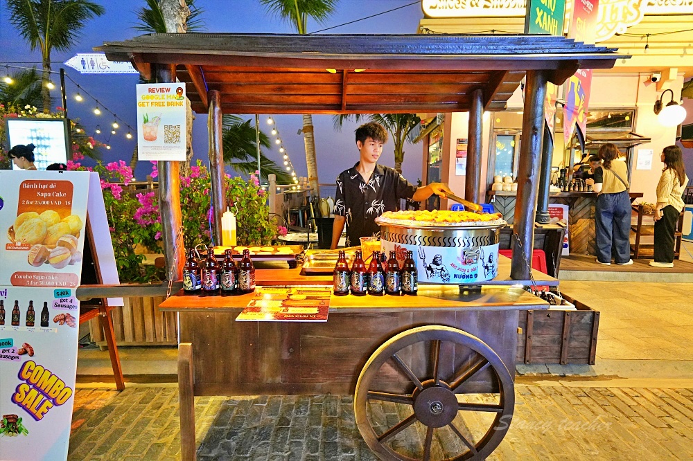 富國島夜市「VUI-Fest Bazaar 海濱夜市」地中海小鎮最浪漫市集還有高級超市可以血拼