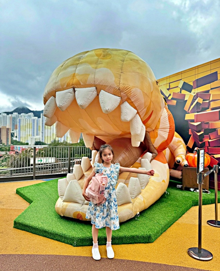 「香港恐龍公園」沙田新城市廣場香港免費親子景點開放時間，14項遊樂設施小孩放電超開心