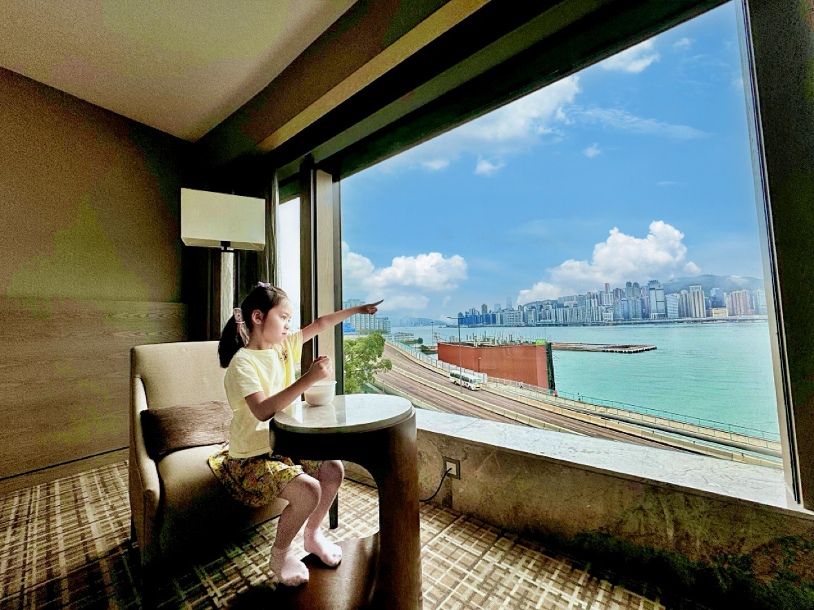 香港飯店推薦「千禧新世界香港酒店」維多利亞海景超大片地理位置方便近科學館、歷史館