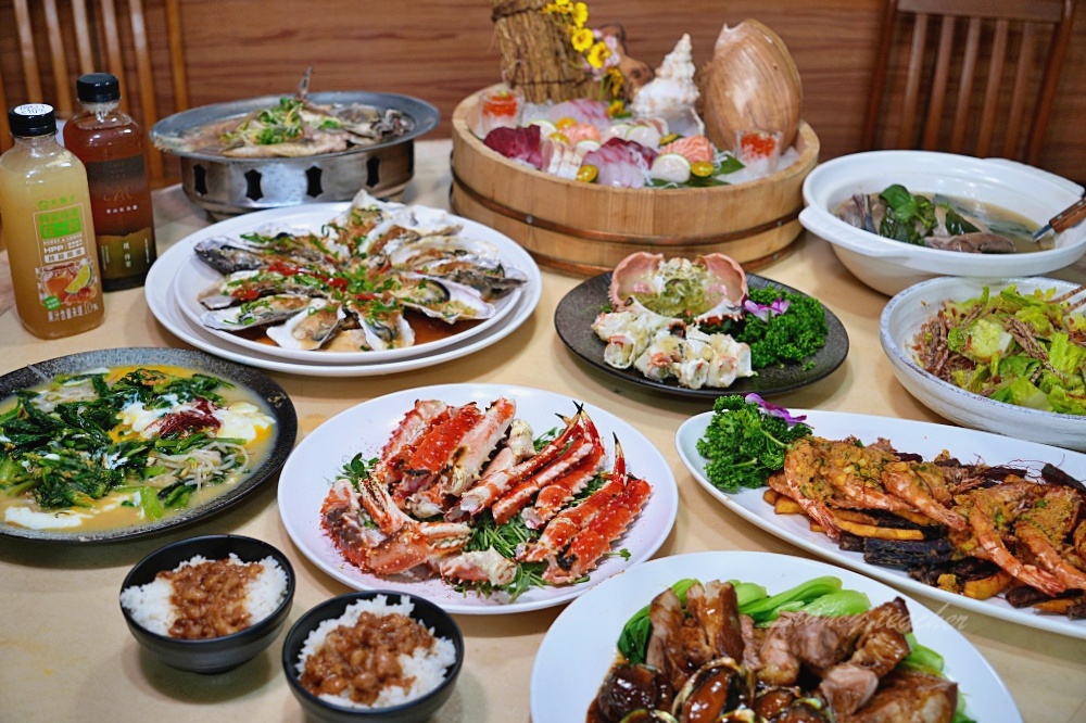 萬里海鮮餐廳「鮮滿樓海鮮料理」比去日本還划算帝王蟹套餐平均一人只要1380早鳥價1080 @Stancy teacher 美味異想世界