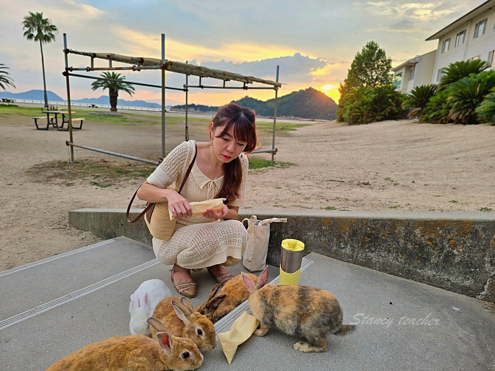 廣島自由行景點「兔子島自由行攻略」大久野島休暇村住宿一泊二食一篇搞定自駕坐船登大久野島超EASY