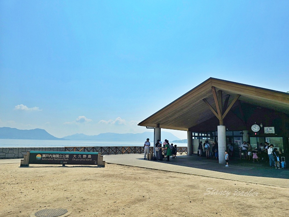 廣島自由行景點「兔子島自由行攻略」大久野島休暇村住宿一泊二食一篇搞定自駕坐船登大久野島超EASY